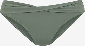 Pantaloncini per bikini di s.Oliver in verde: frontale