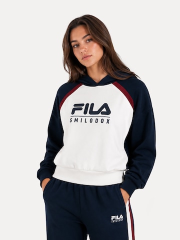 Smilodox Hoodie ' Ardea ' in Blau: Vorderseite