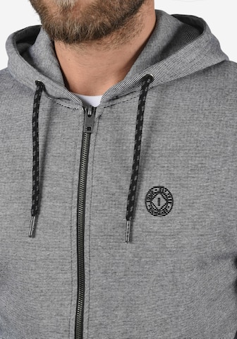 !Solid Zip-Up Hoodie 'Rafko' in Grey