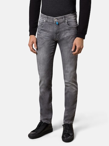 PIERRE CARDIN Slimfit Jeans 'Lyon' in Grijs: voorkant