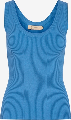 Peppercorn Gebreide top 'Tana' in Blauw: voorkant
