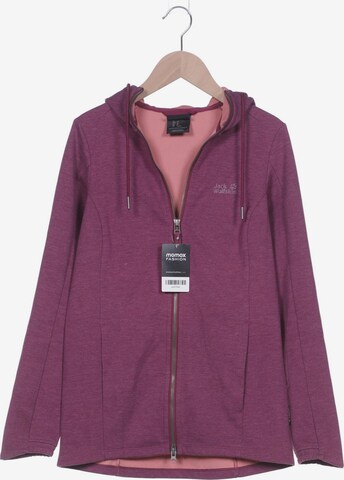 JACK WOLFSKIN Sweatshirt & Zip-Up Hoodie in XS in Pink: front