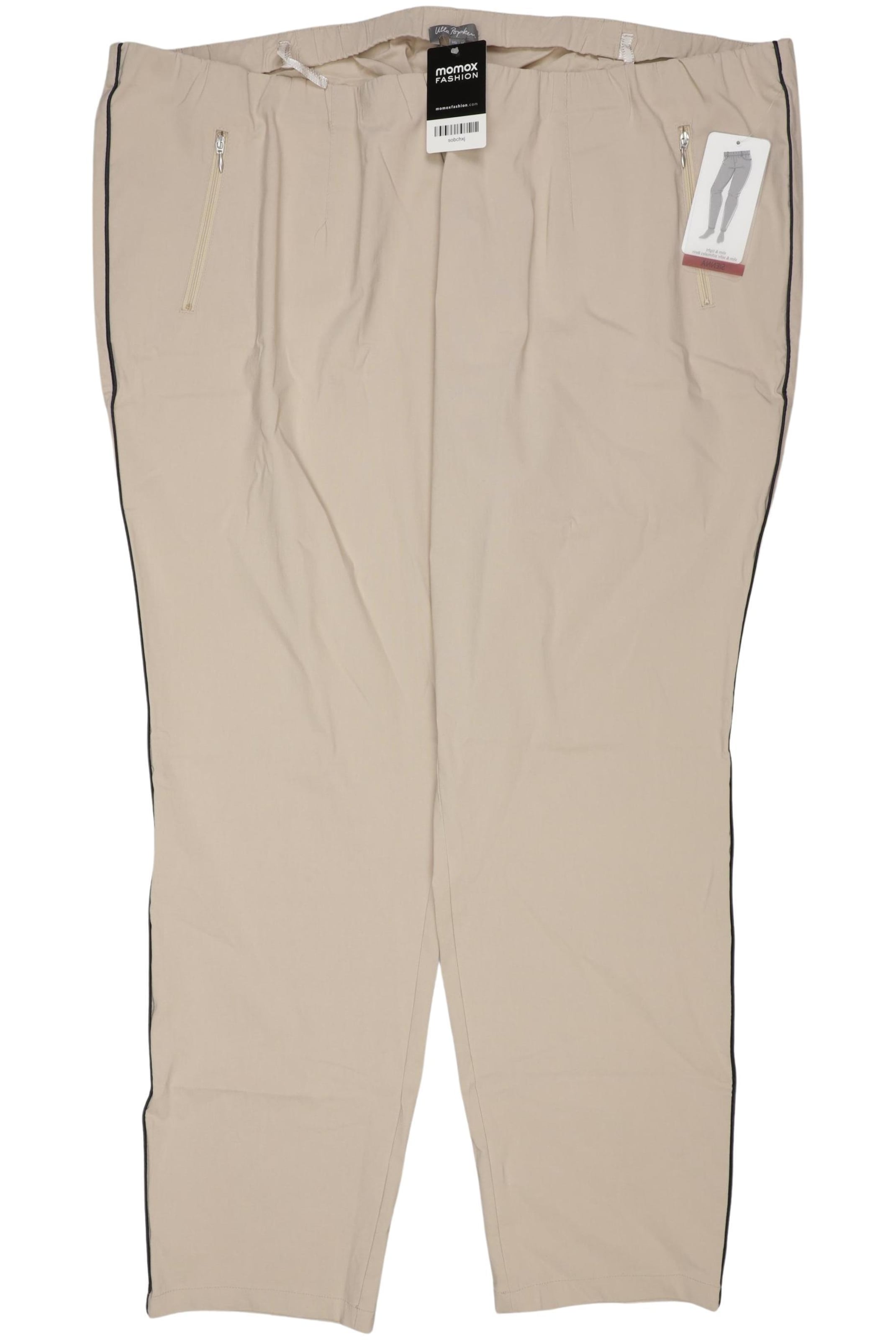 Ulla Popken Stoffhose 8XL in Beige: Vorderseite