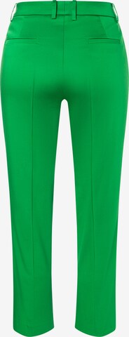 MORE & MORE regular Lærredsbukser i grøn