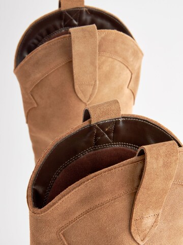 Next Kovbojské boty 'Forever Comfort®' – hnědá