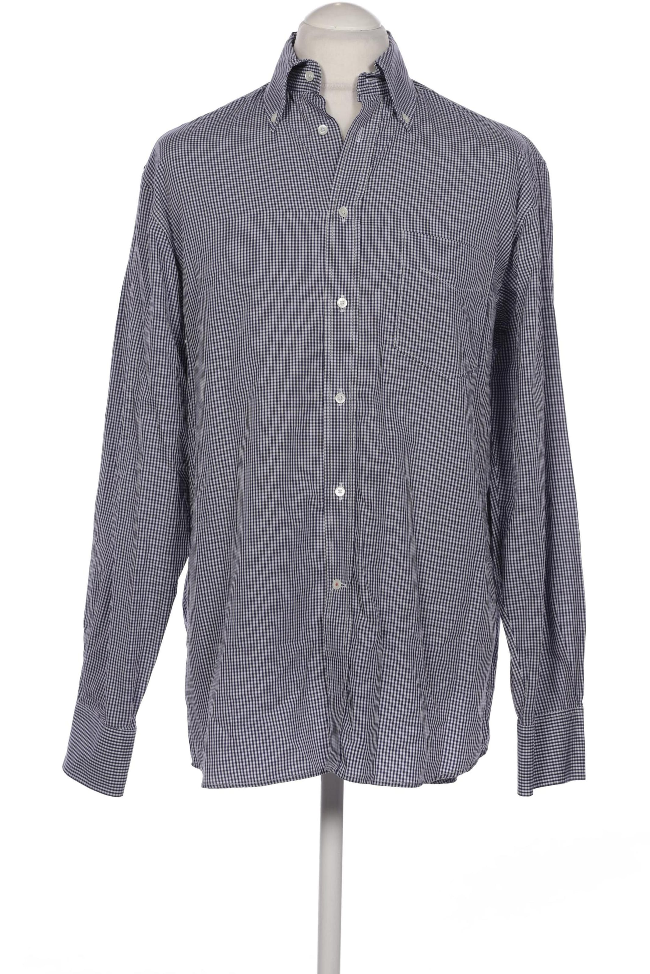 Jacques Britt Button Up Shirt in M in Blue: front