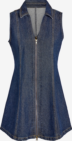 Noisy may Kleid 'NMSIRENA' in Blau: Vorderseite