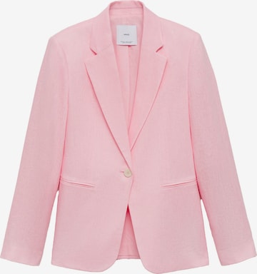 Blazer 'Boreli' MANGO en rose : devant