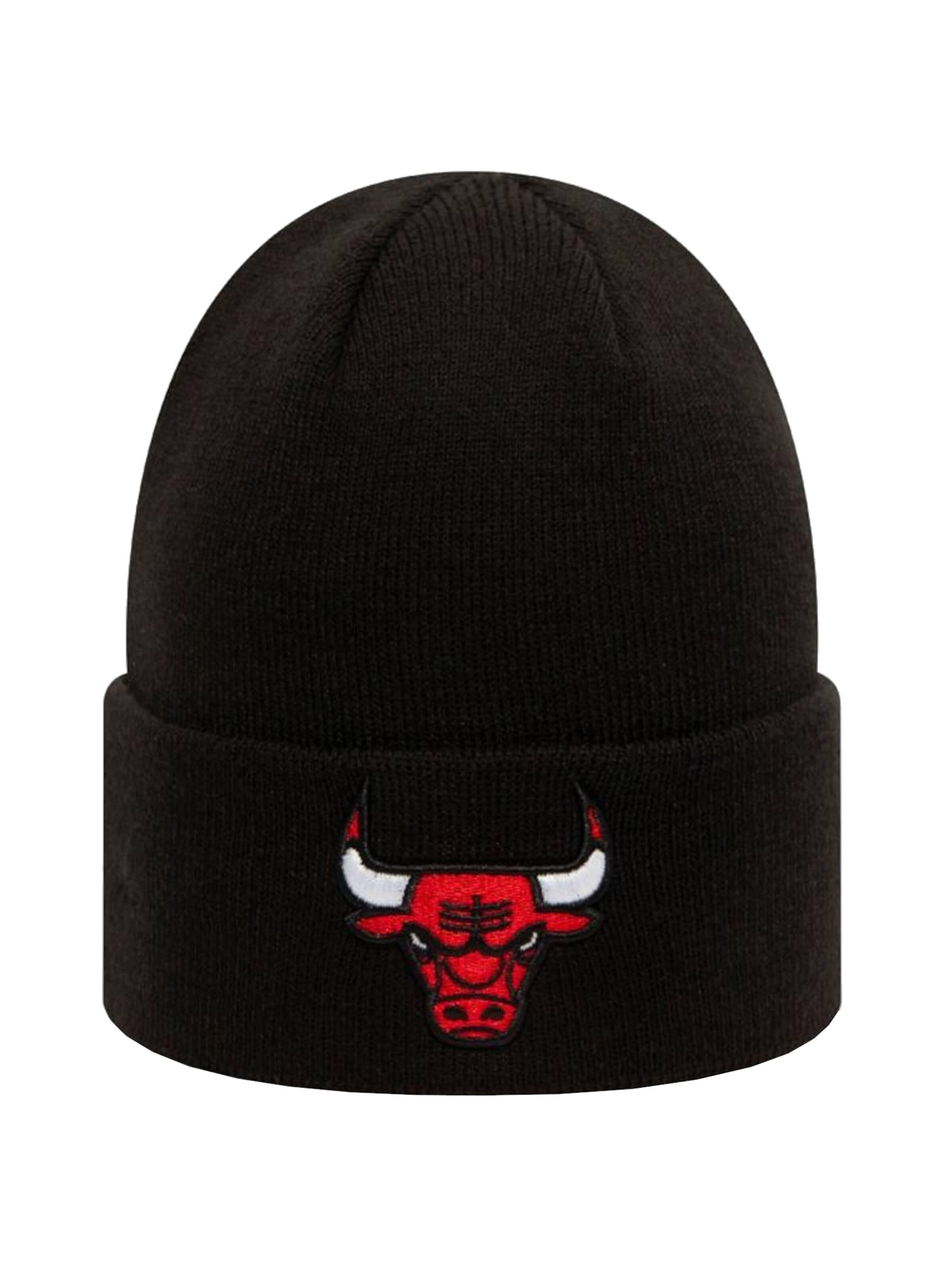 NEW ERA Beanie 'New Era Chicago Bulls Cuff Hat' in Black: front