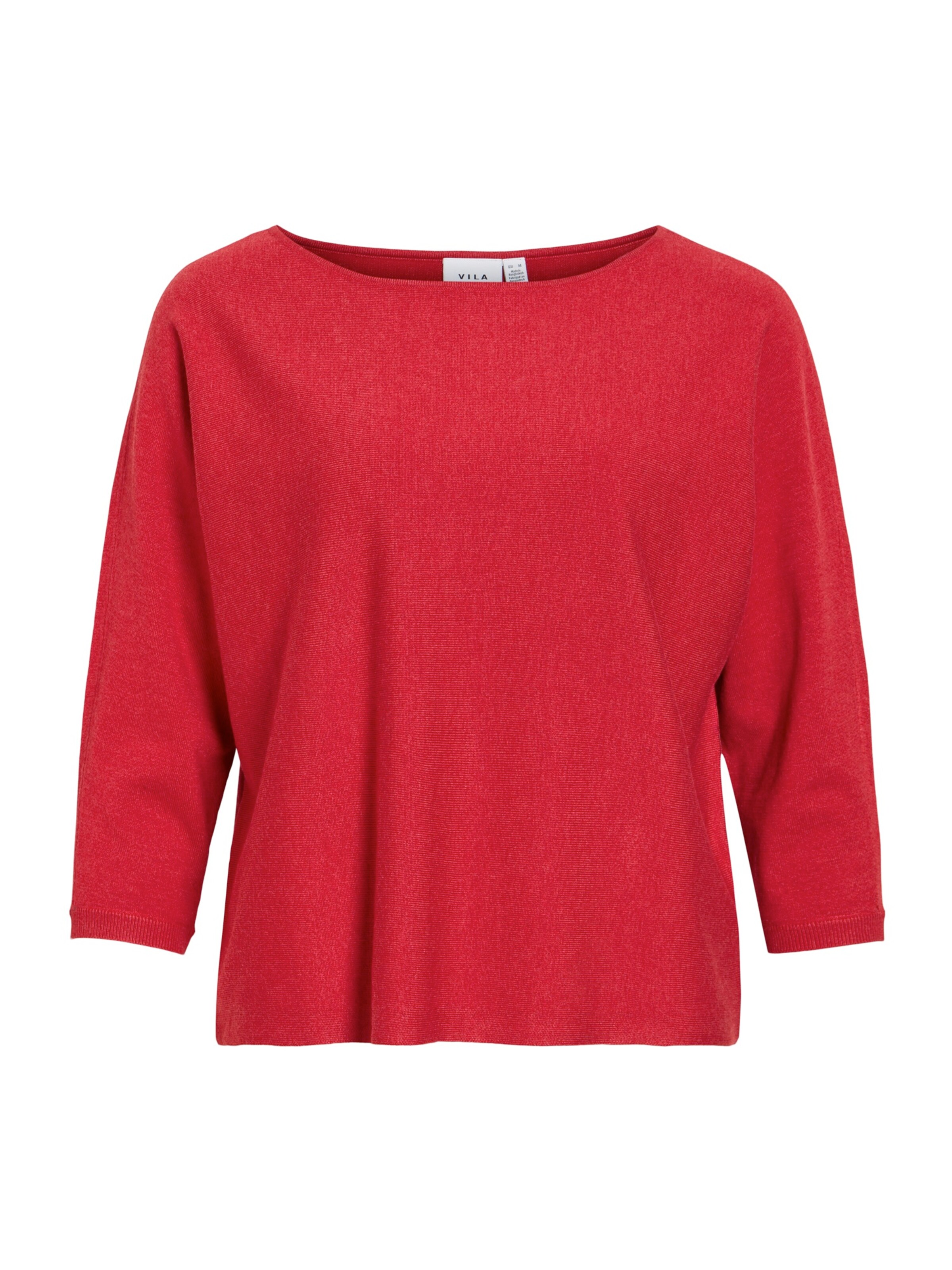 VILA Trui 'VIMalu' in Rood: voorkant