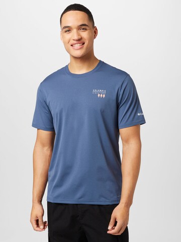 COLUMBIA - Camiseta funcional en azul: frente