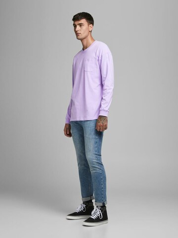 JACK & JONES T-shirt 'BRINK' i lila