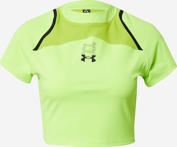 Tricou funcțional 'Run Anywhere' de la UNDER ARMOUR pe galben: față