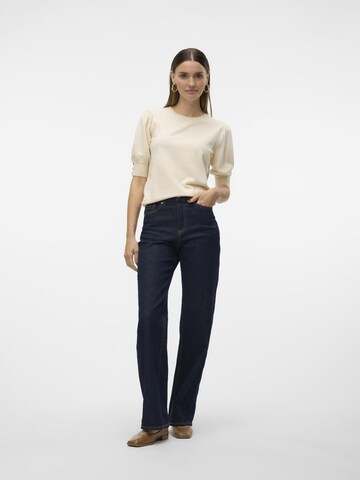 VERO MODA Pullover 'VMHOLLYKARIS' in Beige