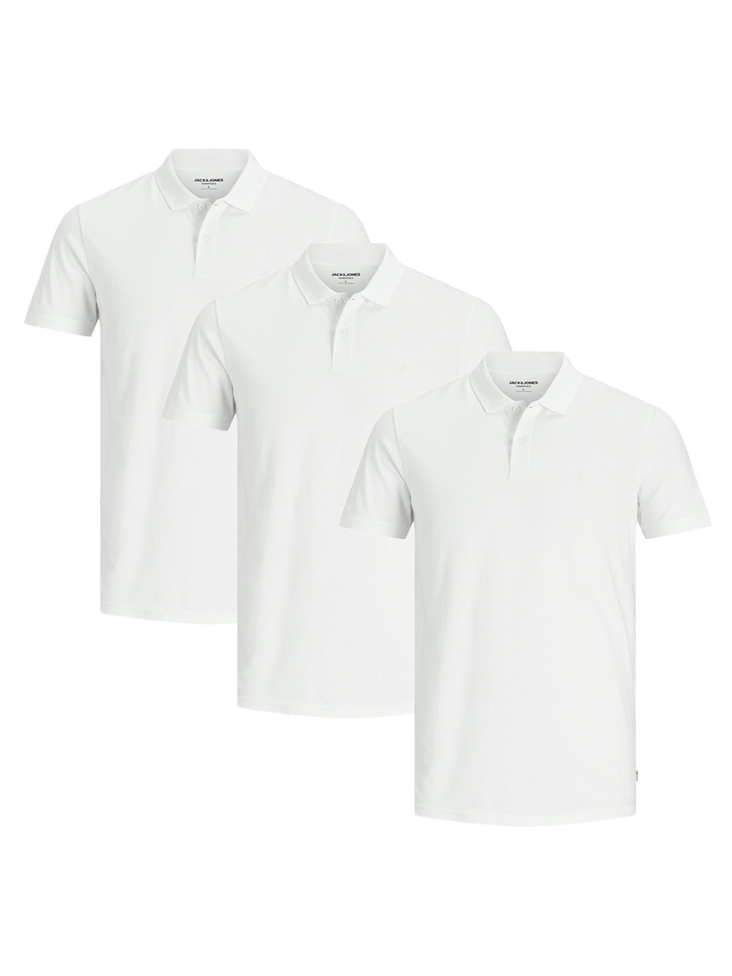 JACK & JONES Shirt 'Basic'‌‌‌‌‌ in Weiß: Vorderseite
