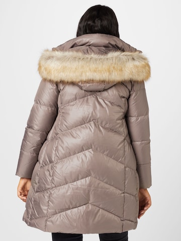 smėlio Calvin Klein Curve Žieminis paltas