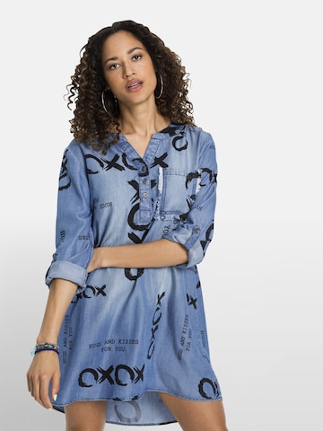 bonprix Jurk in Blauw: voorkant
