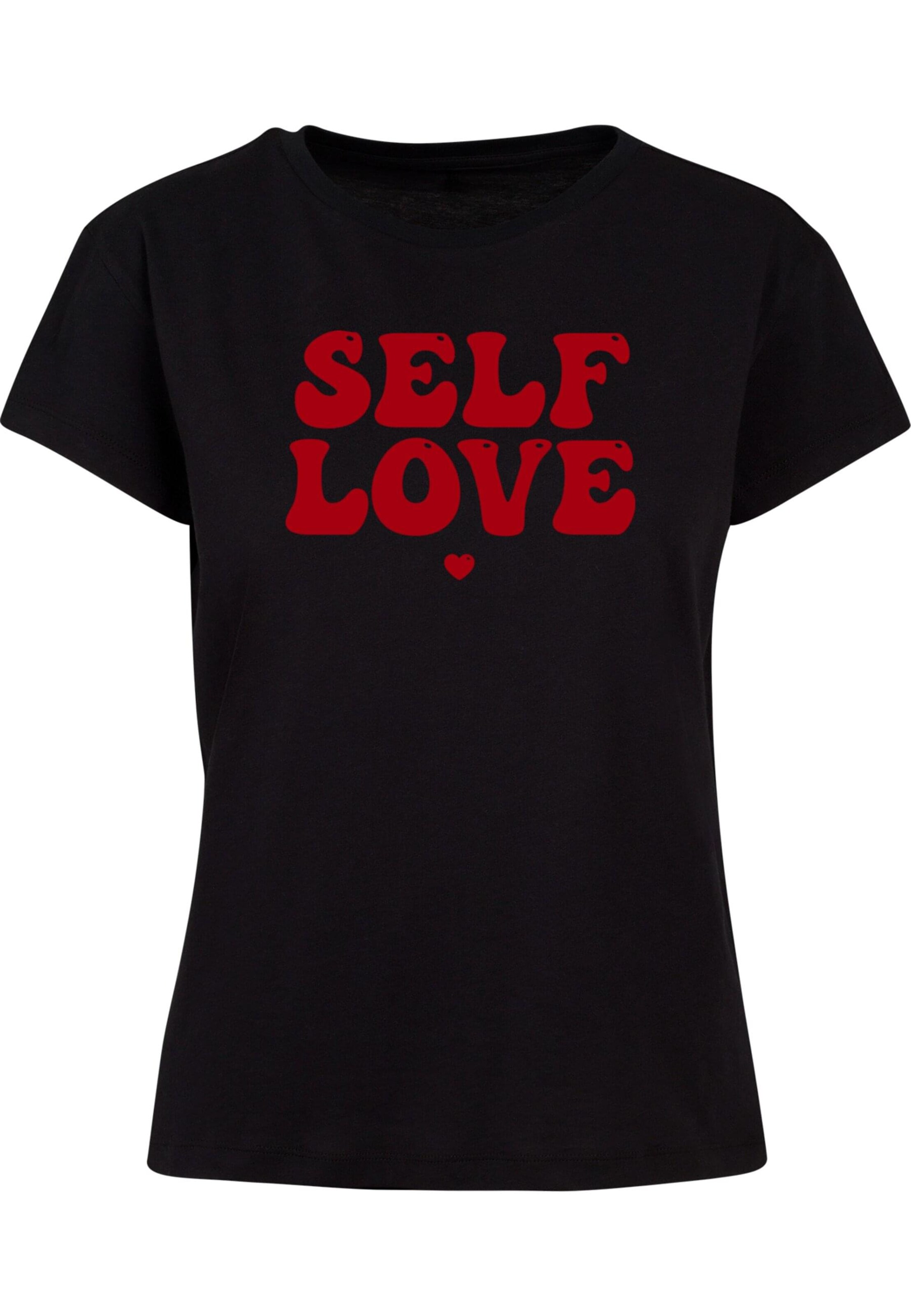 Merchcode Shirt 'Self Love' in Black: front