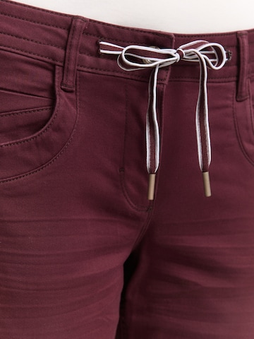 TOM TAILOR Конический (Tapered) Штаны в Красный