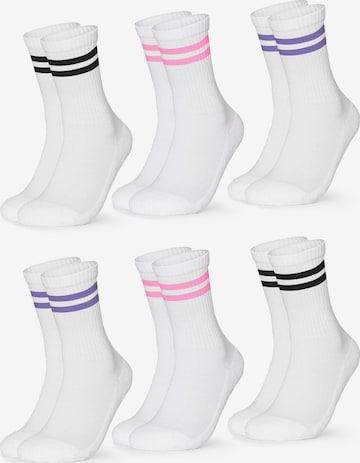 Occulto - Calcetines deportivos 'Serena' en blanco: frente