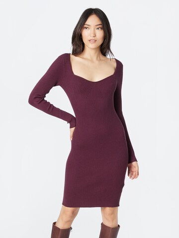 VERO MODA Knitted dress 'Willow' in Red: front