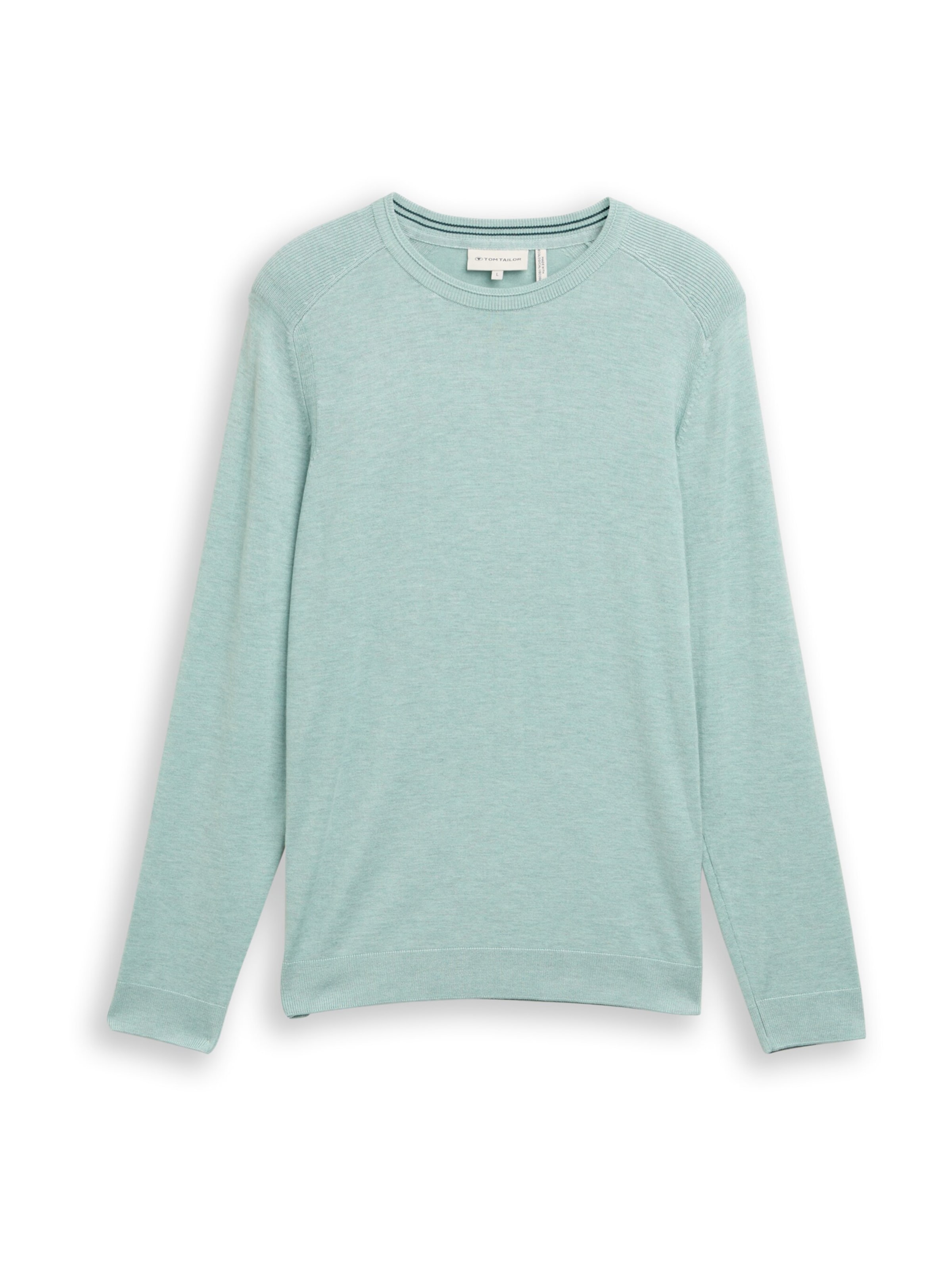 TOM TAILOR Sweater in Green: front