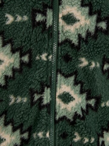 JACK & JONES Флисовая куртка 'JORSEBASTIAN' в Зеленый