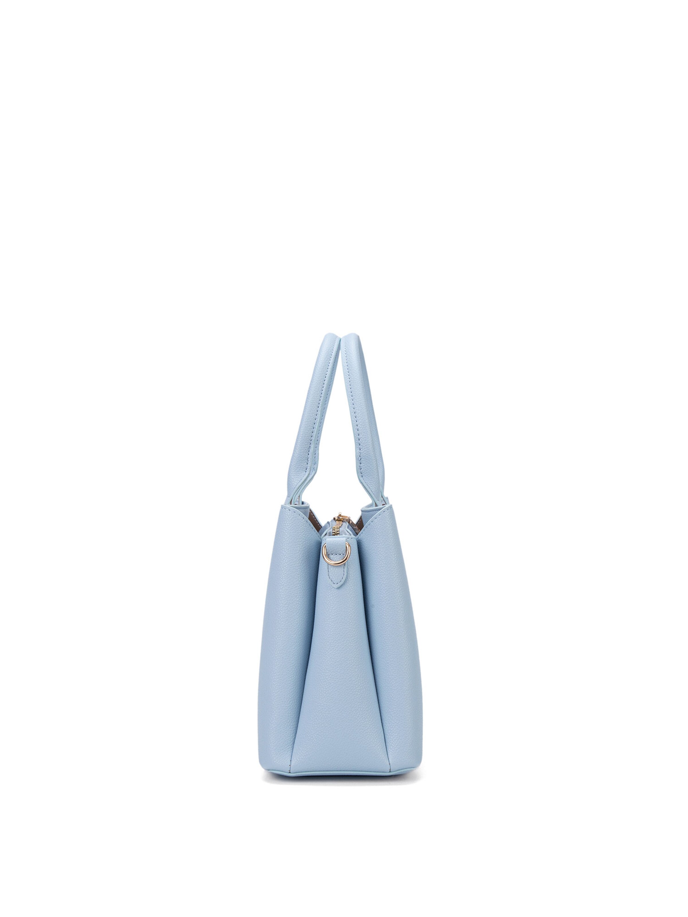 Borsa a mano 'Borsa a Mano Vegan Leather Diana & Co Firenze - Zip e Tracolla Rimovibile' di Diana&Co. in blu