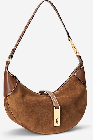 Polo Ralph Lauren - Mala de ombro em castanho: frente