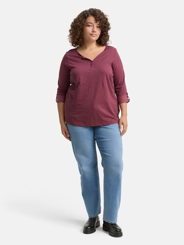 Tom Tailor Women + Shirt in Rood