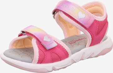 SUPERFIT Sandal 'Pebbles' in Pink: front