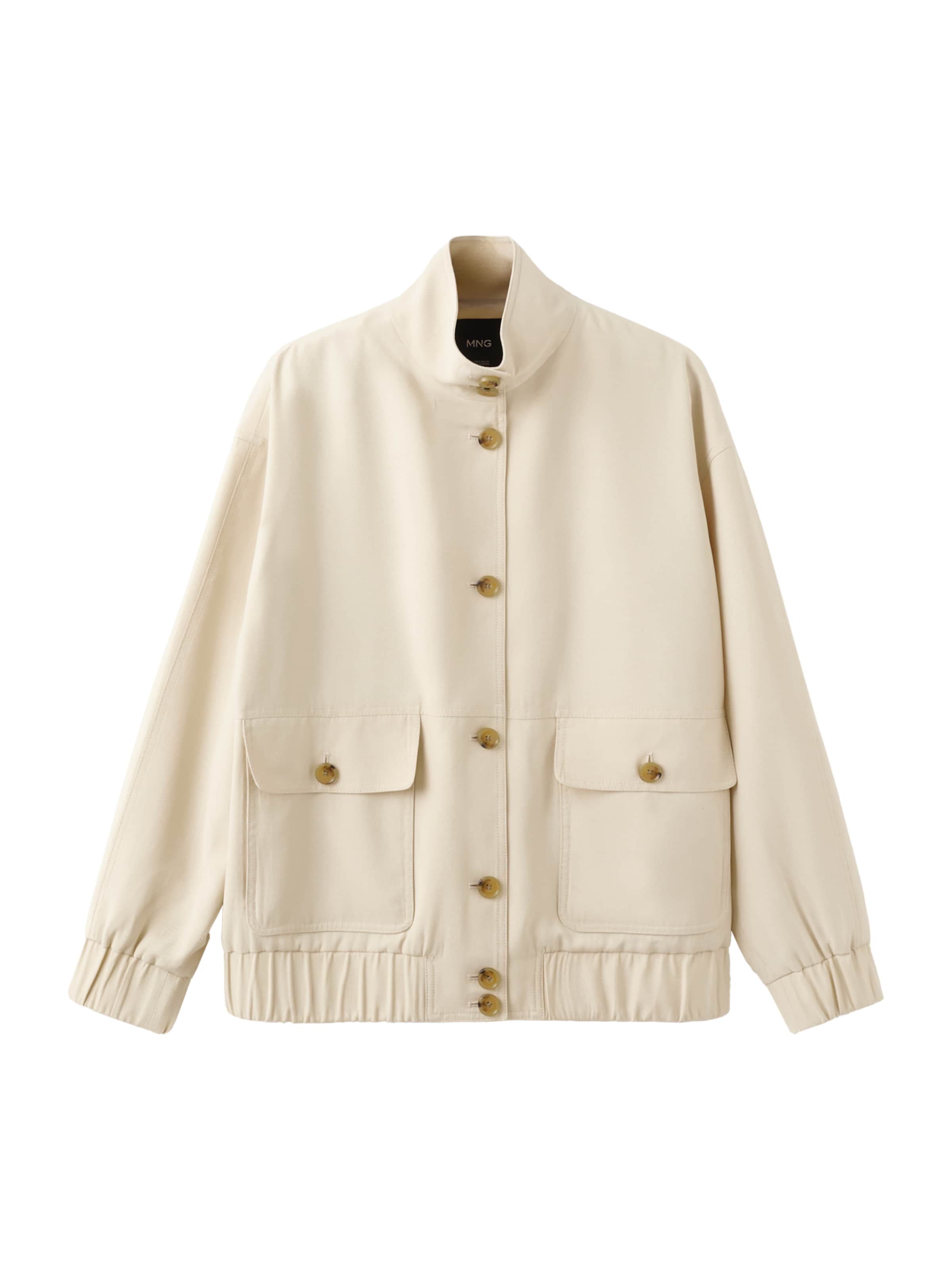 MANGO Prechodná bunda 'Babor' - Béžová: predná strana