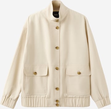 MANGO Prechodná bunda 'Babor' - Béžová: predná strana