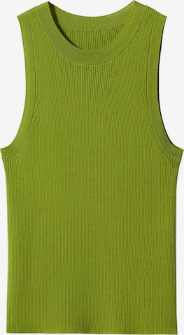 Tops en tricot 'KARL' MANGO en vert : devant