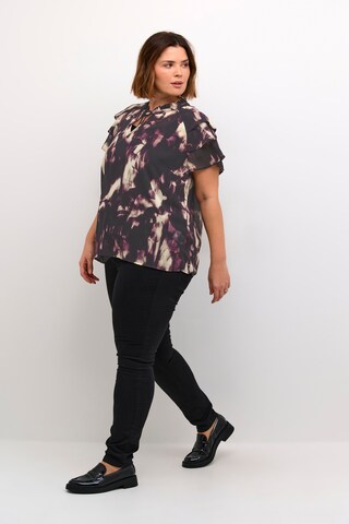 KAFFE CURVE Blouse 'Nour' in Lila