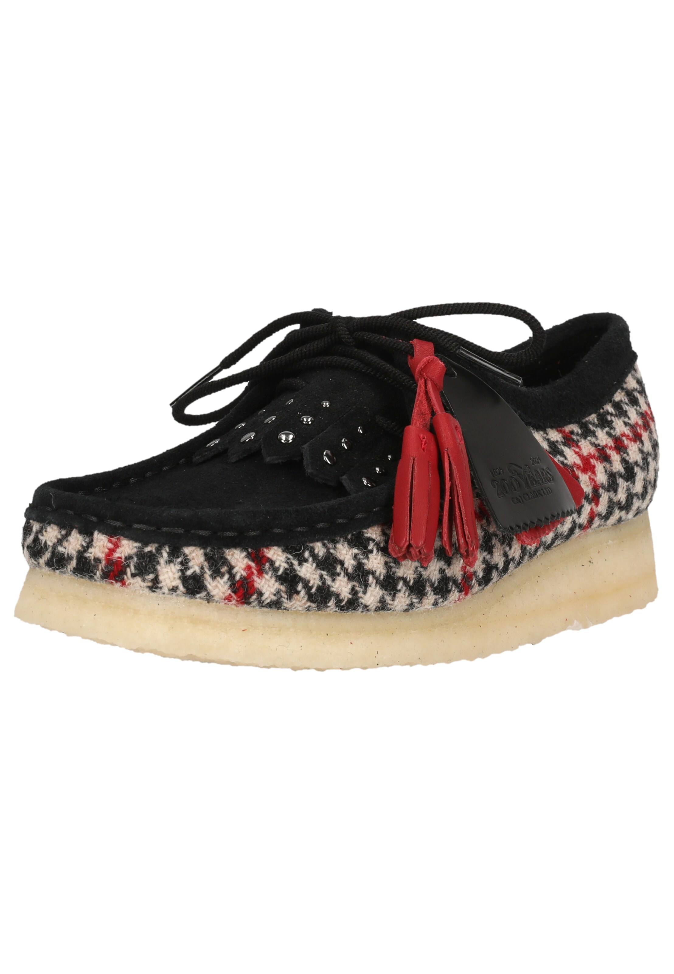 CLARKS Mokassins 'Wallabee' in Schwarz: Vorderseite