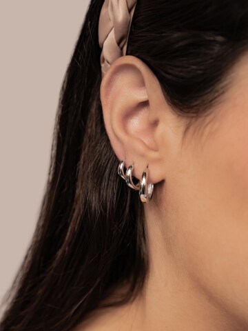 Hey Happiness Ohrringe 'Dome Trio' in Silber