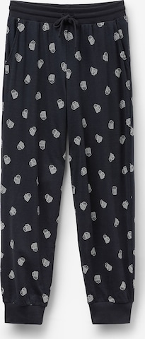 Tezenis Pyjamahose in Schwarz: Vorderseite