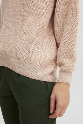 ICHI Pullover 'Novo' in Beige