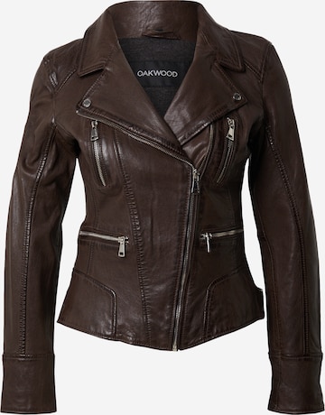 OAKWOOD Between-Season Jacket in Brown: front