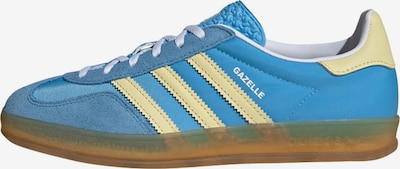 ADIDAS ORIGINALS Baskets basses ' Gazelle Indoor ' en crème / bleu / blanc, Vue avec produit