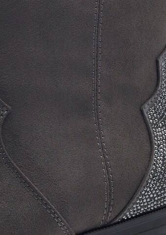 MARCO TOZZI Cowboy Boots in Grey
