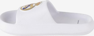 Cerdá Beach & Pool Shoes 'Real Madrid' in White: front