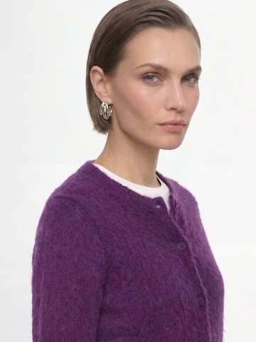 Rich & Royal Gebreid vest in Lila