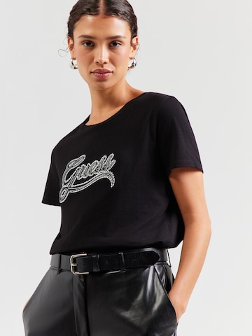 GUESS - Camisa em preto: frente