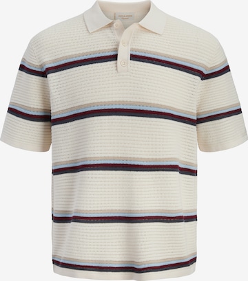 Pulover 'JORMAINE' de la JACK & JONES pe alb: față