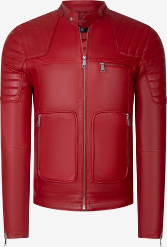 Ron Tomson Between-Season Jacket in Red: front