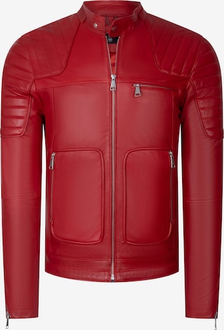 Ron Tomson Between-Season Jacket in Red: front