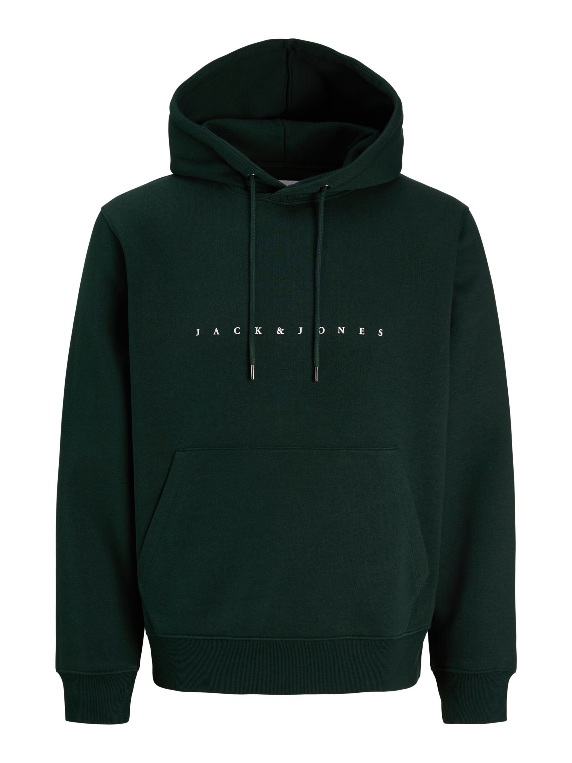 JACK & JONES Mikina 'JJEStar' - Zelená: predná strana