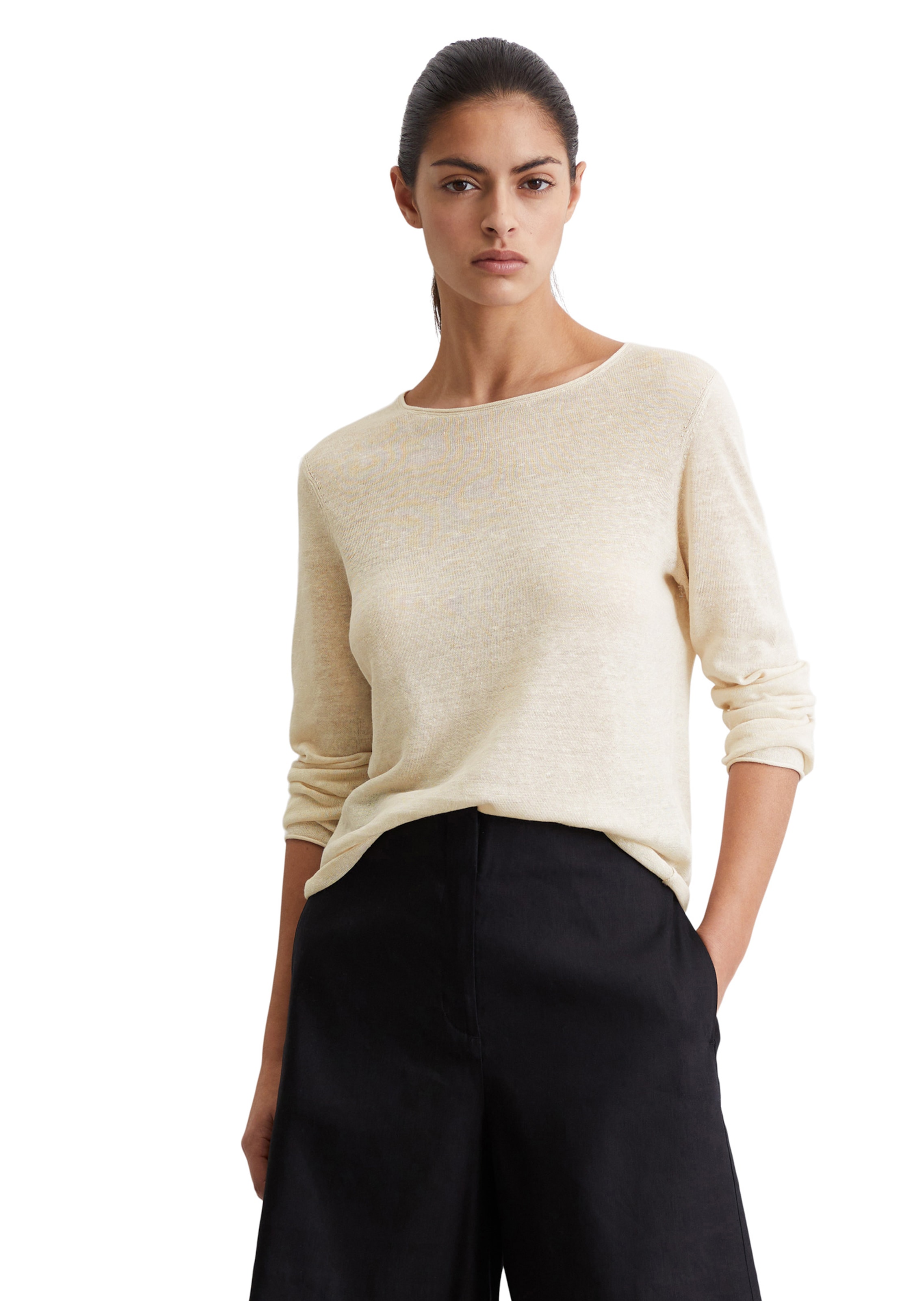 Marc O'Polo Trui in Beige: voorkant